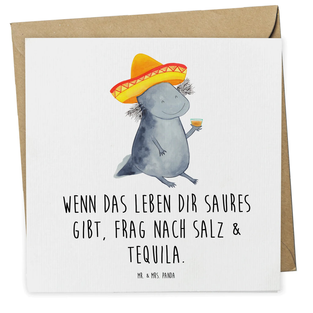 Deluxe Karte Axolotl Tequila Hochzeitskarte, Hochwertige Grußkarte, Geburtstagskarte, Grußkarte, Hochwertige Klappkarte, Karte, Klappkarte, Einladungskarte, Glückwunschkarte, Axolotl, Molch, Feuerdrache, Lurche, Motivation, Zitrone, Schwanzlurch, Lurch, Mexiko, Spruch, Axolot, Sombrero, Feuersalamander, Mexico, Tequila