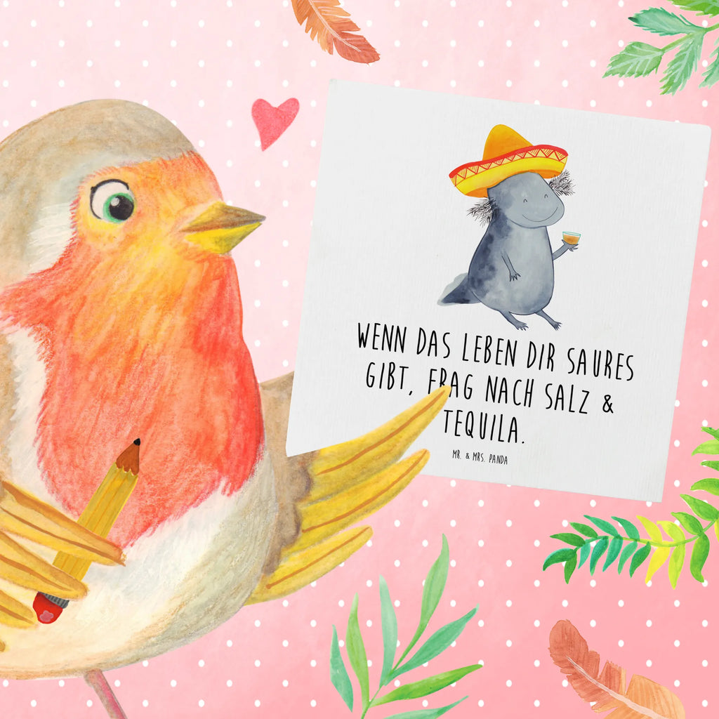 Deluxe Karte Axolotl Tequila Hochzeitskarte, Hochwertige Grußkarte, Geburtstagskarte, Grußkarte, Hochwertige Klappkarte, Karte, Klappkarte, Einladungskarte, Glückwunschkarte, Axolotl, Molch, Feuerdrache, Lurche, Motivation, Zitrone, Schwanzlurch, Lurch, Mexiko, Spruch, Axolot, Sombrero, Feuersalamander, Mexico, Tequila