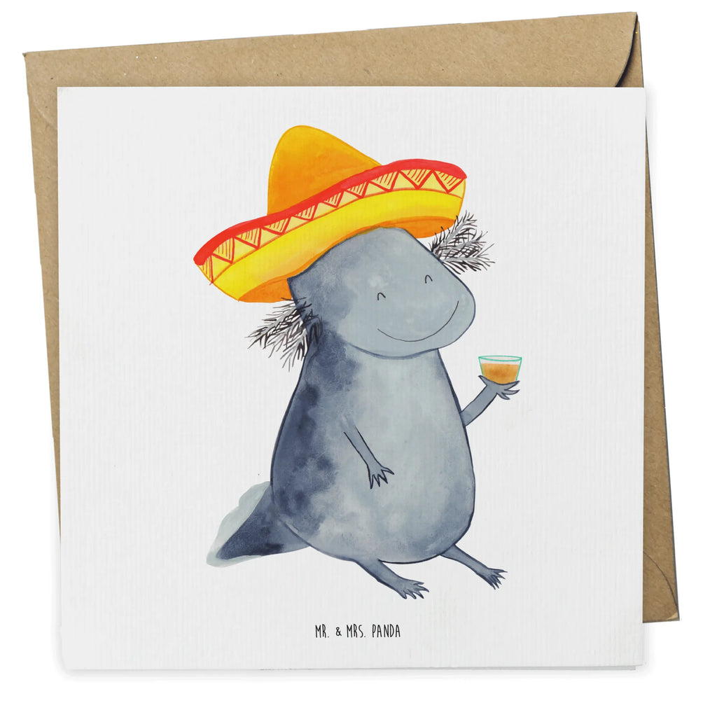 Deluxe Karte Axolotl Tequila Hochzeitskarte, Hochwertige Grußkarte, Geburtstagskarte, Grußkarte, Hochwertige Klappkarte, Karte, Klappkarte, Einladungskarte, Glückwunschkarte, Axolotl, Molch, Feuerdrache, Lurche, Motivation, Zitrone, Schwanzlurch, Lurch, Mexiko, Spruch, Axolot, Sombrero, Feuersalamander, Mexico, Tequila