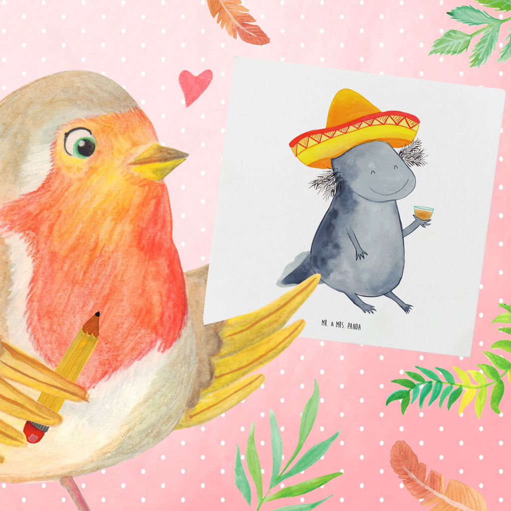 Deluxe Karte Axolotl Tequila Hochzeitskarte, Hochwertige Grußkarte, Geburtstagskarte, Grußkarte, Hochwertige Klappkarte, Karte, Klappkarte, Einladungskarte, Glückwunschkarte, Axolotl, Molch, Feuerdrache, Lurche, Motivation, Zitrone, Schwanzlurch, Lurch, Mexiko, Spruch, Axolot, Sombrero, Feuersalamander, Mexico, Tequila