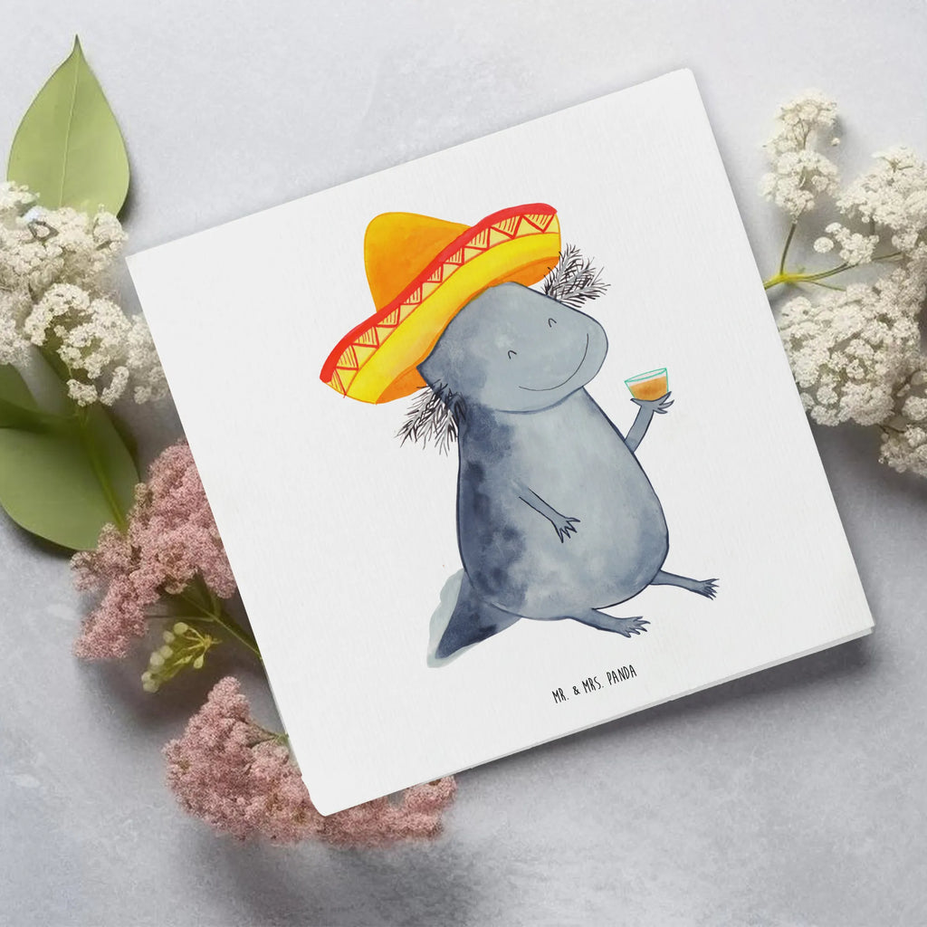 Deluxe Karte Axolotl Tequila Hochzeitskarte, Hochwertige Grußkarte, Geburtstagskarte, Grußkarte, Hochwertige Klappkarte, Karte, Klappkarte, Einladungskarte, Glückwunschkarte, Axolotl, Molch, Feuerdrache, Lurche, Motivation, Zitrone, Schwanzlurch, Lurch, Mexiko, Spruch, Axolot, Sombrero, Feuersalamander, Mexico, Tequila