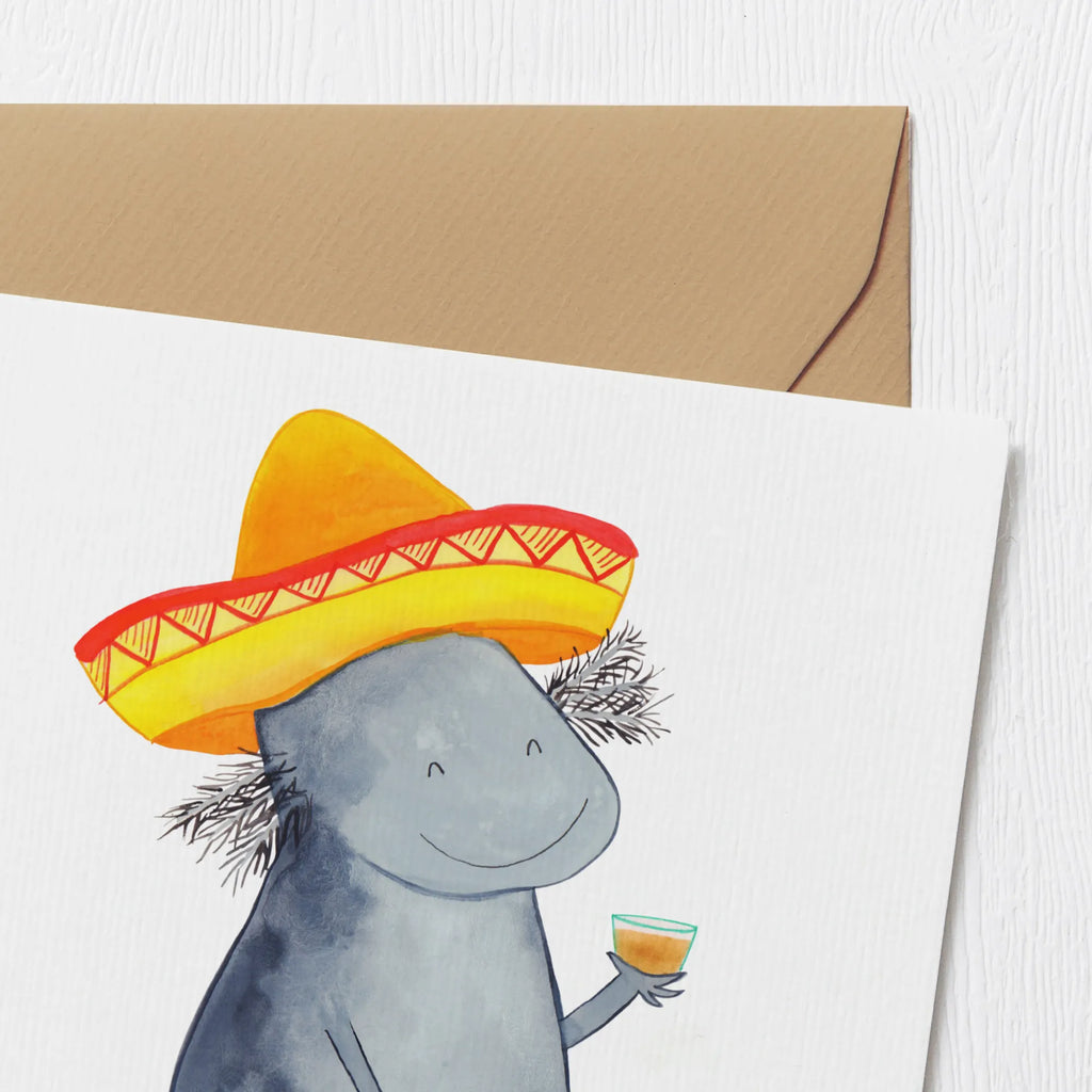 Deluxe Karte Axolotl Tequila Hochzeitskarte, Hochwertige Grußkarte, Geburtstagskarte, Grußkarte, Hochwertige Klappkarte, Karte, Klappkarte, Einladungskarte, Glückwunschkarte, Axolotl, Molch, Feuerdrache, Lurche, Motivation, Zitrone, Schwanzlurch, Lurch, Mexiko, Spruch, Axolot, Sombrero, Feuersalamander, Mexico, Tequila