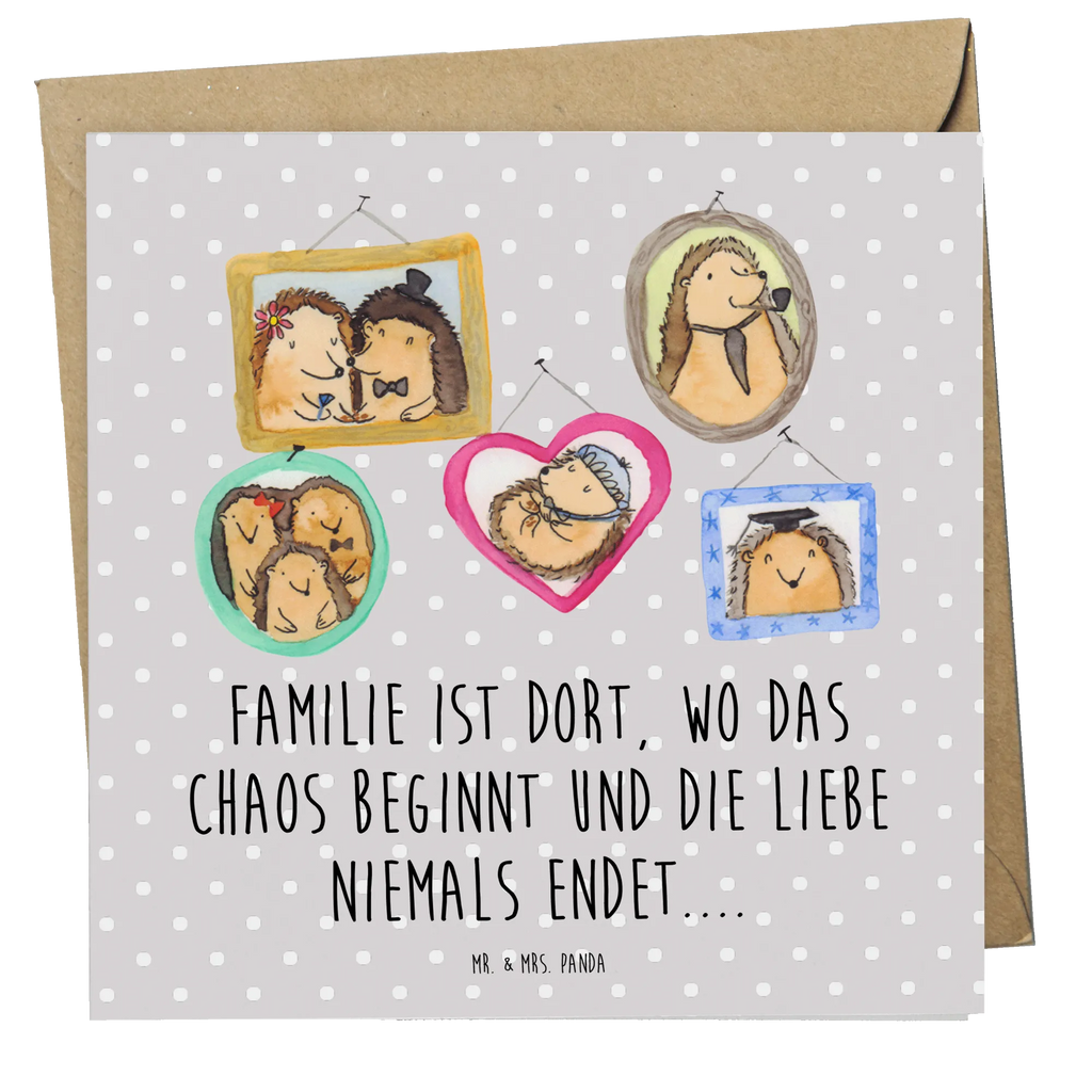 Deluxe Karte Igel Familie Geburtstagskarte, Hochwertige Klappkarte, Einladungskarte, Grußkarte, Karte, Glückwunschkarte, Hochwertige Grußkarte, Klappkarte, Hochzeitskarte, Familie, Vatertag, Muttertag, Bruder, Schwester, Mama, Papa, Oma, Opa, Bilder, Liebe, Zusammenhalt, Igel, Glück