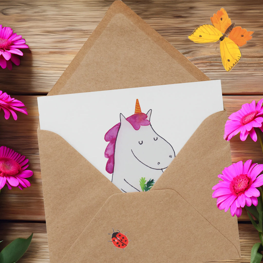 Deluxe Card unicorn Vegan Karte, Einladungskarte, Hochwertige Klappkarte, Grußkarte, Glückwunschkarte, Geburtstagskarte, Hochwertige Grußkarte, Hochzeitskarte, Klappkarte, Einhorn, Einhörner, Einhorn Deko, Unicorn, Veganer, vegan, Vegetariar, Gesund essen, Veganismus, Rohkost, Gesund leben