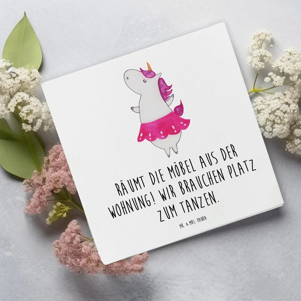 Deluxe Karte Einhorn Ballerina Klappkarte, Hochwertige Klappkarte, Grußkarte, Einladungskarte, Geburtstagskarte, Karte, Hochwertige Grußkarte, Hochzeitskarte, Glückwunschkarte, Einhorn, Einhörner, Einhorn Deko, Unicorn, Tanzen, Geburtstag, Ballerina, Lebensfreude, Party, Spaß, Lebenslust, Feiern, Wohnung, Tänzerin