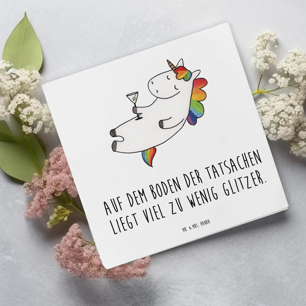Deluxe Card unicorn cocktail Geburtstagskarte, Karte, Einladungskarte, Grußkarte, Hochzeitskarte, Glückwunschkarte, Klappkarte, Hochwertige Grußkarte, Hochwertige Klappkarte, Einhorn, Einhörner, Einhorn Deko, Unicorn, Feiern, lustig, Caipirinha, Geburtstag, Rum, Freundin, Party, Sekt, Cuba Libre, Spruch, Spaß, witzig, Glitzer