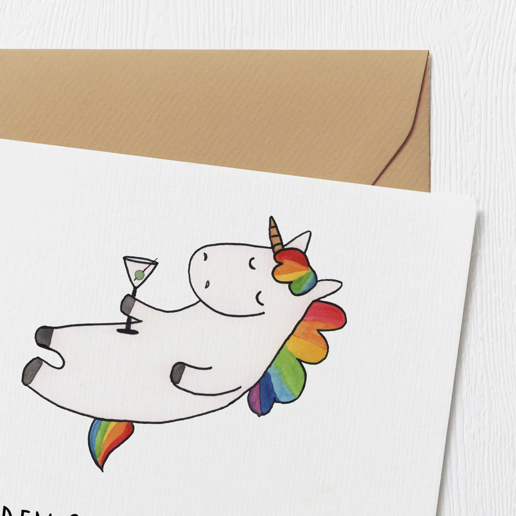 Deluxe Card unicorn cocktail Geburtstagskarte, Karte, Einladungskarte, Grußkarte, Hochzeitskarte, Glückwunschkarte, Klappkarte, Hochwertige Grußkarte, Hochwertige Klappkarte, Einhorn, Einhörner, Einhorn Deko, Unicorn, Feiern, lustig, Caipirinha, Geburtstag, Rum, Freundin, Party, Sekt, Cuba Libre, Spruch, Spaß, witzig, Glitzer
