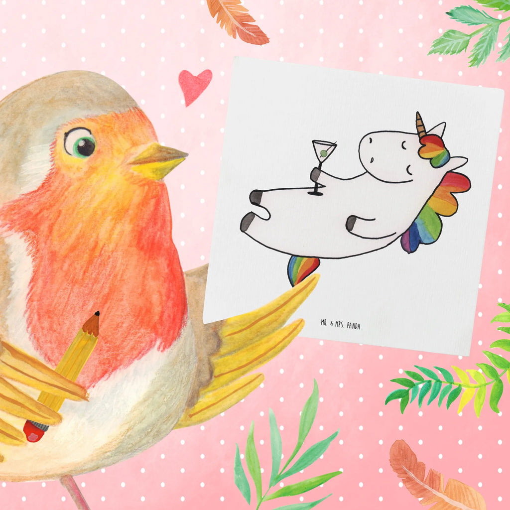 Deluxe Card unicorn cocktail Geburtstagskarte, Karte, Einladungskarte, Grußkarte, Hochzeitskarte, Glückwunschkarte, Klappkarte, Hochwertige Grußkarte, Hochwertige Klappkarte, Einhorn, Einhörner, Einhorn Deko, Unicorn, Feiern, lustig, Caipirinha, Geburtstag, Rum, Freundin, Party, Sekt, Cuba Libre, Spruch, Spaß, witzig, Glitzer