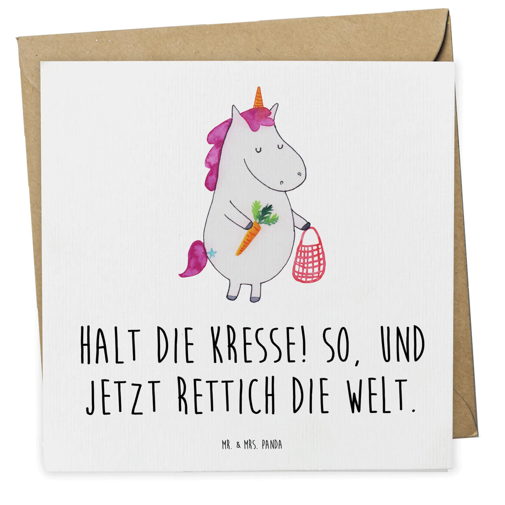 Deluxe Card unicorn Vegetables Karte, Klappkarte, Grußkarte, Hochwertige Klappkarte, Geburtstagskarte, Hochwertige Grußkarte, Hochzeitskarte, Einladungskarte, Glückwunschkarte, Einhorn, Einhörner, Einhorn Deko, Unicorn, Biomarkt, Gemüse, Wochenmarkt