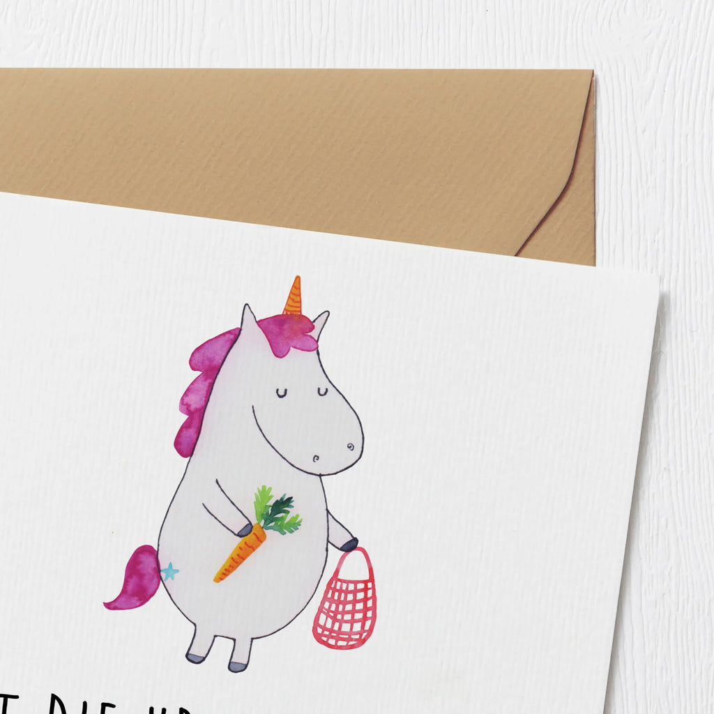 Deluxe Card unicorn Vegetables Karte, Klappkarte, Grußkarte, Hochwertige Klappkarte, Geburtstagskarte, Hochwertige Grußkarte, Hochzeitskarte, Einladungskarte, Glückwunschkarte, Einhorn, Einhörner, Einhorn Deko, Unicorn, Biomarkt, Gemüse, Wochenmarkt