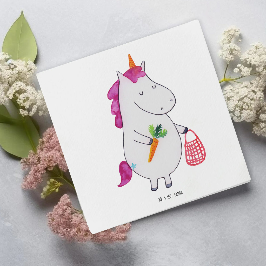 Deluxe Card unicorn Vegetables Karte, Klappkarte, Grußkarte, Hochwertige Klappkarte, Geburtstagskarte, Hochwertige Grußkarte, Hochzeitskarte, Einladungskarte, Glückwunschkarte, Einhorn, Einhörner, Einhorn Deko, Unicorn, Biomarkt, Gemüse, Wochenmarkt