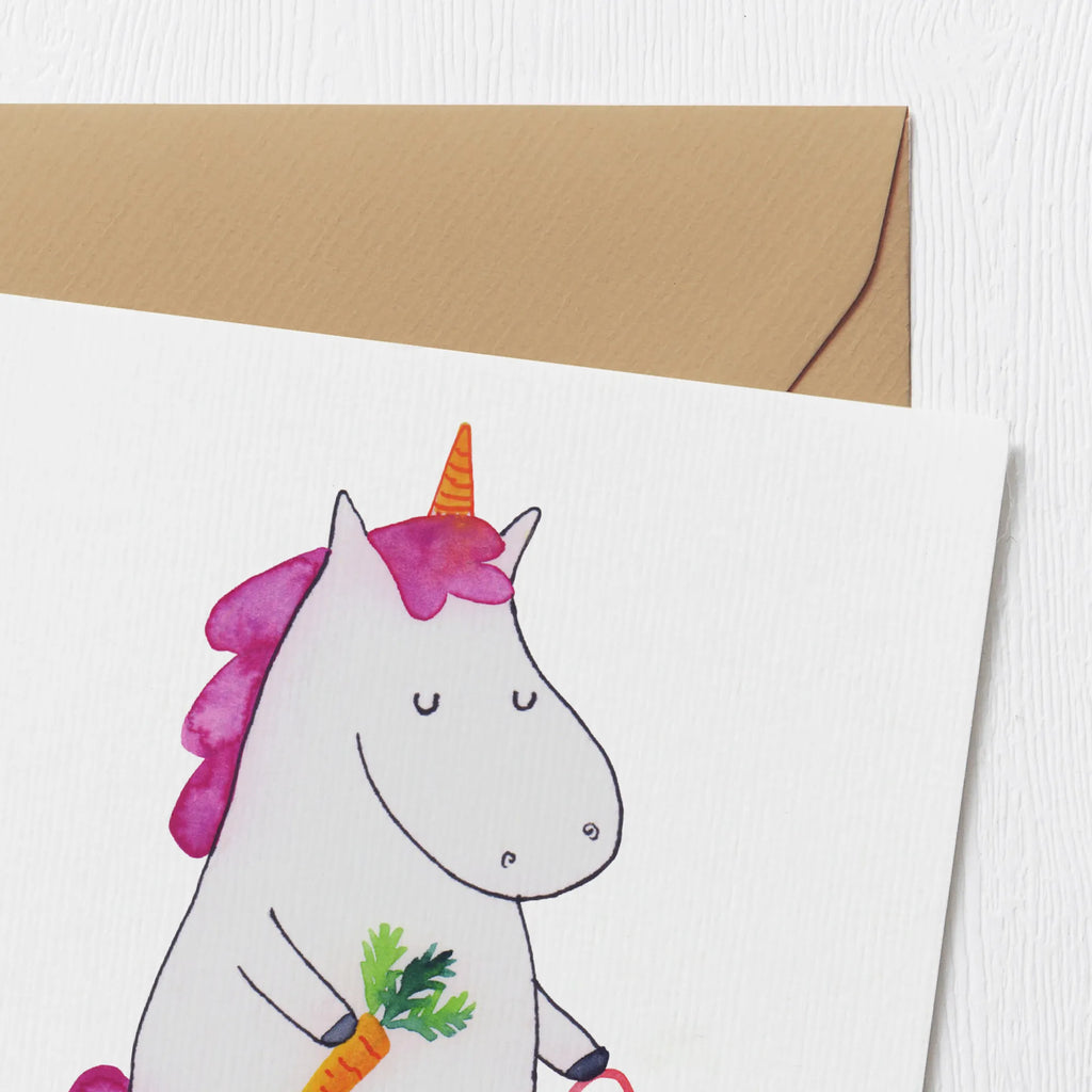 Deluxe Card unicorn Vegetables Karte, Klappkarte, Grußkarte, Hochwertige Klappkarte, Geburtstagskarte, Hochwertige Grußkarte, Hochzeitskarte, Einladungskarte, Glückwunschkarte, Einhorn, Einhörner, Einhorn Deko, Unicorn, Biomarkt, Gemüse, Wochenmarkt