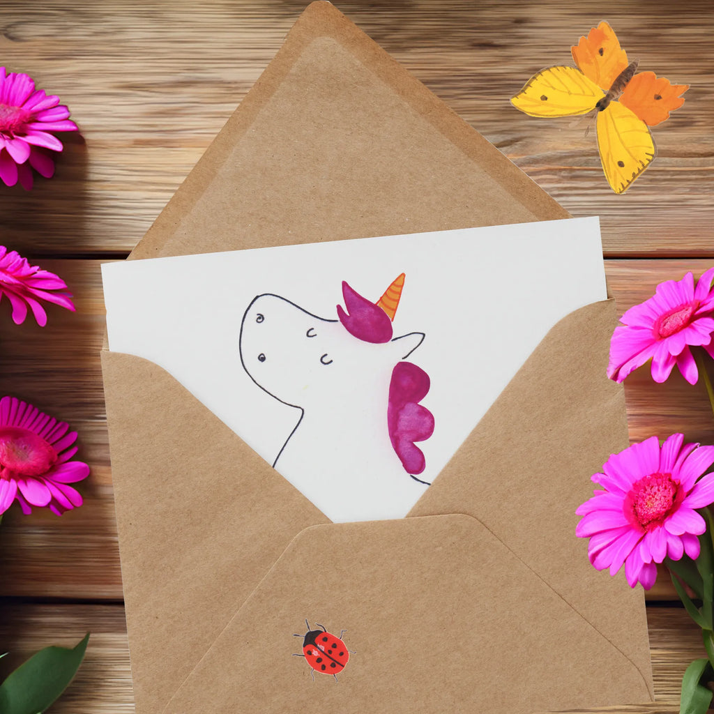 Deluxe Card unicorn Suitcase Glückwunschkarte, Karte, Hochwertige Grußkarte, Einladungskarte, Grußkarte, Hochzeitskarte, Klappkarte, Hochwertige Klappkarte, Geburtstagskarte, Einhorn, Einhörner, Einhorn Deko, Unicorn, witzig, Reise, Verreisen, Spaß, albern, Gepäck, lustig, Abenteuer, unicorn, Erwachsen, Koffer, Kind