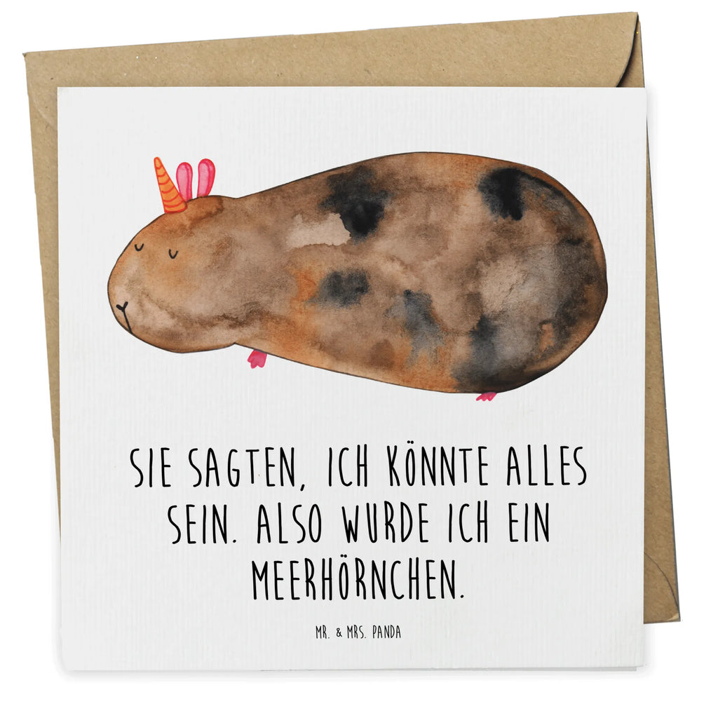 Deluxe Card unicorn Guinea pig Hochzeitskarte, Hochwertige Klappkarte, Einladungskarte, Klappkarte, Grußkarte, Hochwertige Grußkarte, Karte, Geburtstagskarte, Glückwunschkarte, Einhorn, Einhörner, Einhorn Deko, Unicorn, Meerhörnchen, Meerschwein, Meericorn, Meerschweinchen