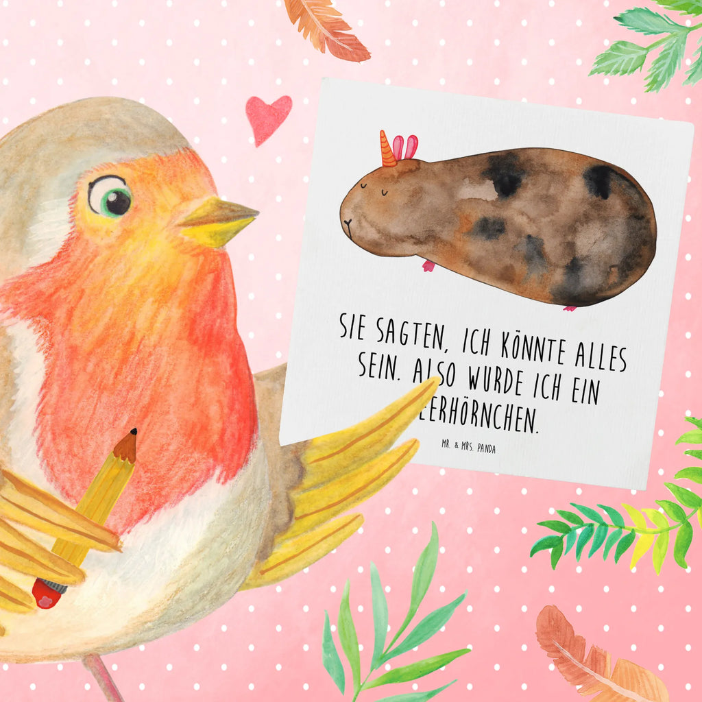 Deluxe Card unicorn Guinea pig Hochzeitskarte, Hochwertige Klappkarte, Einladungskarte, Klappkarte, Grußkarte, Hochwertige Grußkarte, Karte, Geburtstagskarte, Glückwunschkarte, Einhorn, Einhörner, Einhorn Deko, Unicorn, Meerhörnchen, Meerschwein, Meericorn, Meerschweinchen