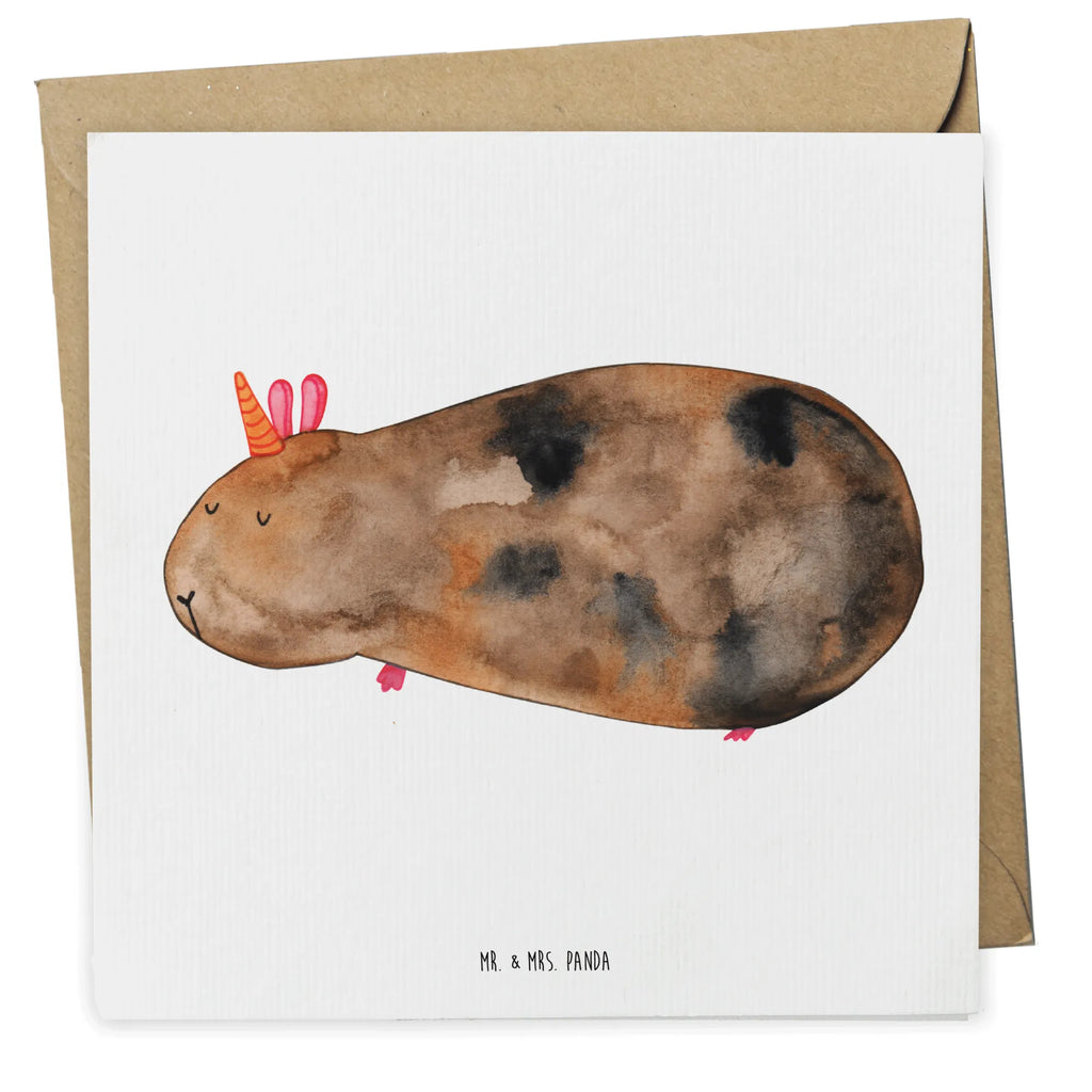 Deluxe Card unicorn Guinea pig Hochzeitskarte, Hochwertige Klappkarte, Einladungskarte, Klappkarte, Grußkarte, Hochwertige Grußkarte, Karte, Geburtstagskarte, Glückwunschkarte, Einhorn, Einhörner, Einhorn Deko, Unicorn, Meerhörnchen, Meerschwein, Meericorn, Meerschweinchen