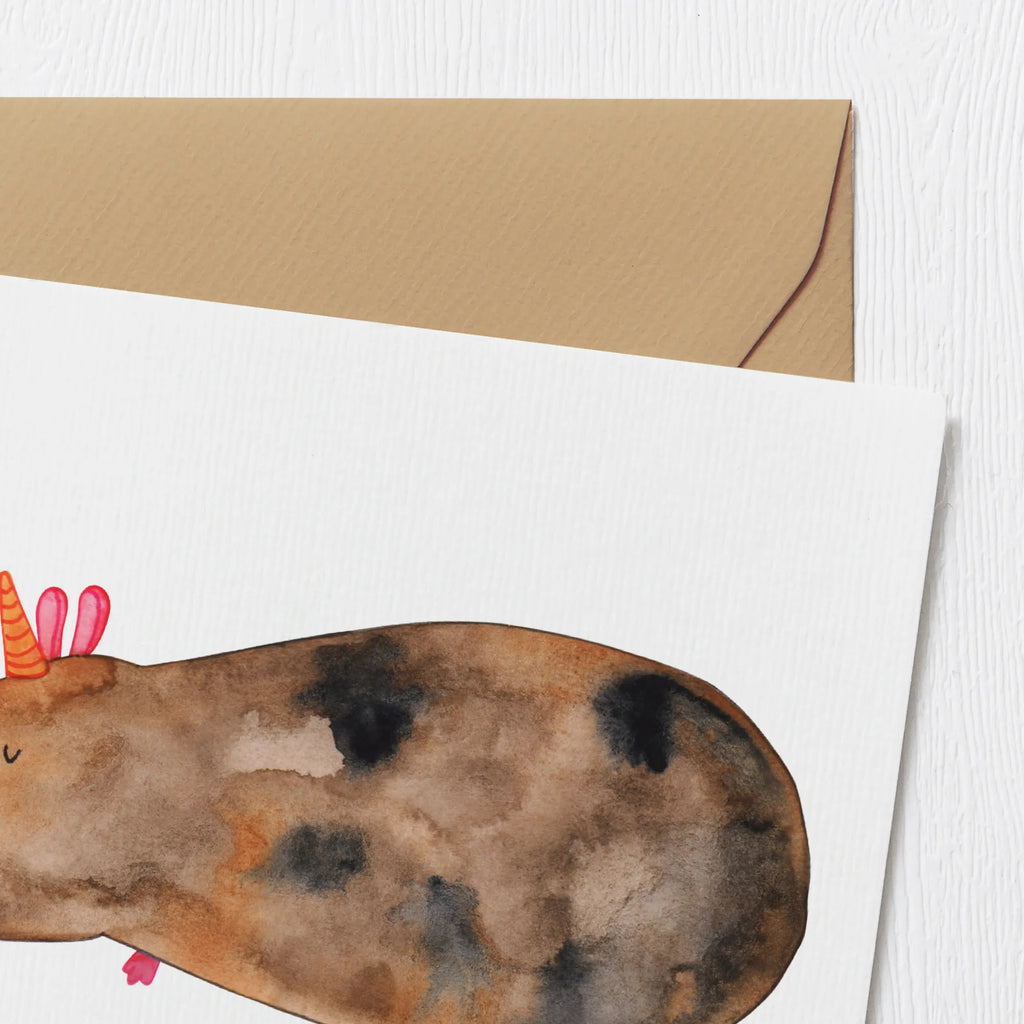 Deluxe Card unicorn Guinea pig Hochzeitskarte, Hochwertige Klappkarte, Einladungskarte, Klappkarte, Grußkarte, Hochwertige Grußkarte, Karte, Geburtstagskarte, Glückwunschkarte, Einhorn, Einhörner, Einhorn Deko, Unicorn, Meerhörnchen, Meerschwein, Meericorn, Meerschweinchen