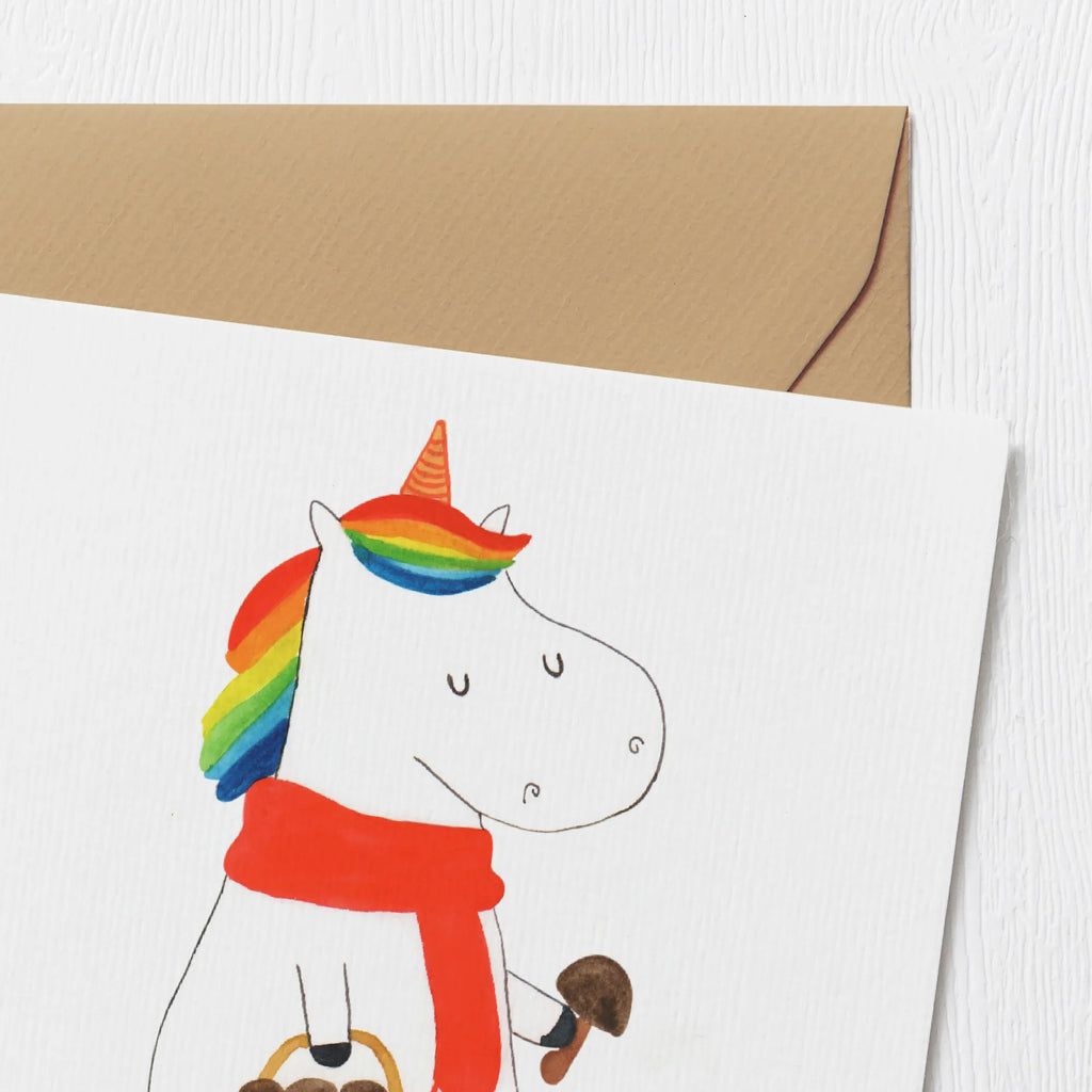 Deluxe Card unicorn Mushroom Geburtstagskarte, Hochzeitskarte, Hochwertige Grußkarte, Einladungskarte, Karte, Hochwertige Klappkarte, Grußkarte, Glückwunschkarte, Klappkarte, Einhorn, Einhörner, Einhorn Deko, Unicorn, Pilzsammler, Motivation, Liebeskummer, Spruch, Pilze