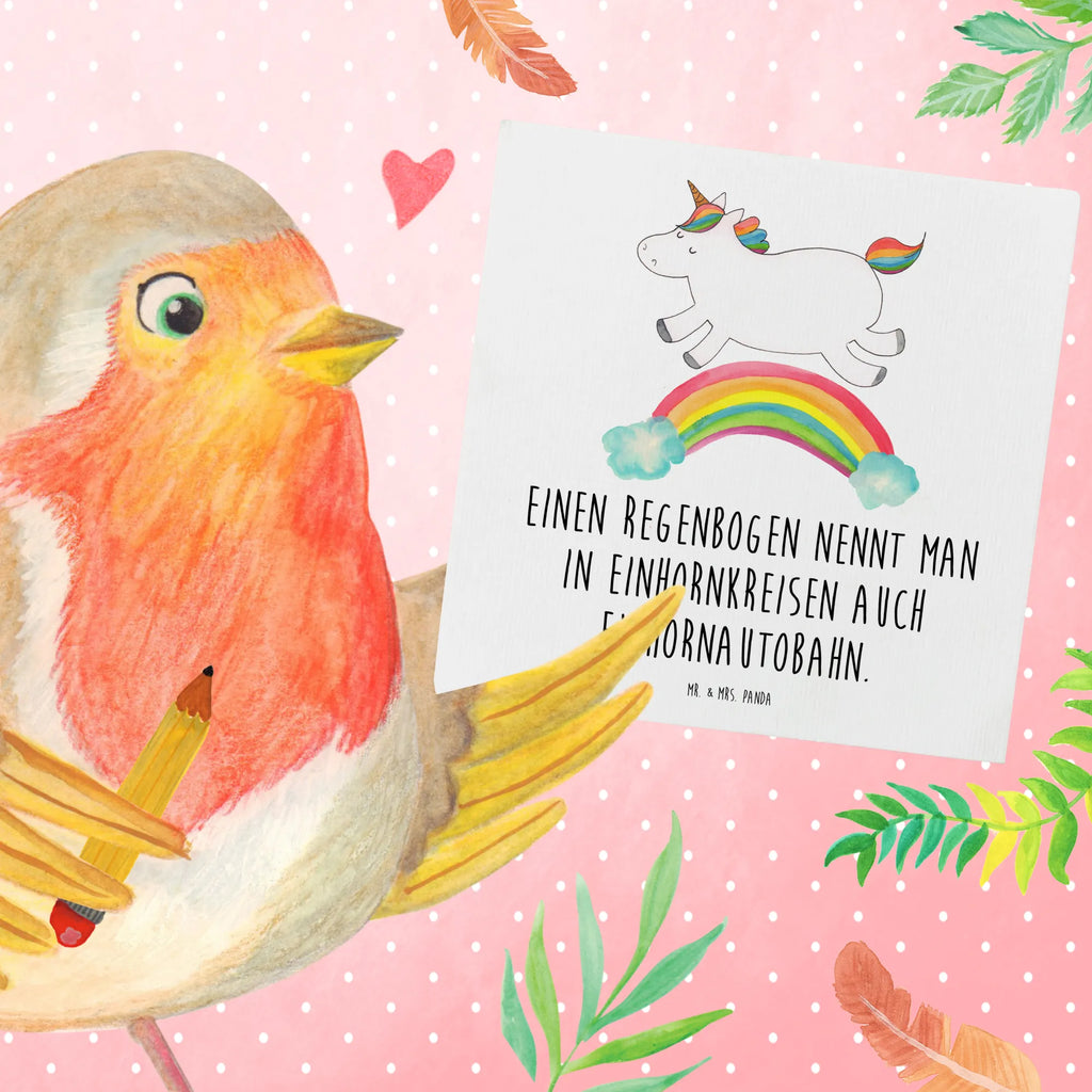 Deluxe Card unicorn rainbow Hochwertige Grußkarte, Hochzeitskarte, Hochwertige Klappkarte, Einladungskarte, Grußkarte, Glückwunschkarte, Klappkarte, Karte, Geburtstagskarte, Einhorn, Einhörner, Einhorn Deko, Unicorn, Glitzer, Erwachsenwerden, Regenbogen, Einhornautobahn, Einhornpower