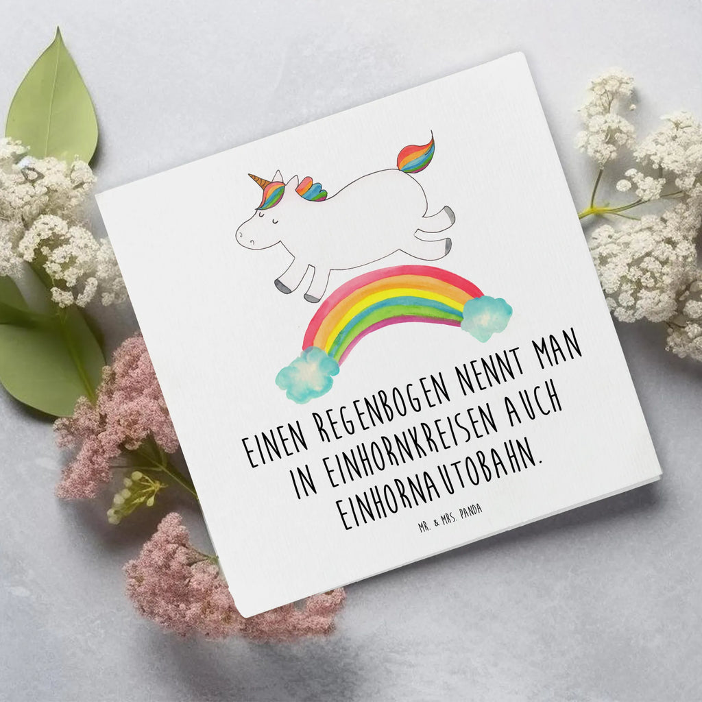 Deluxe Card unicorn rainbow Hochwertige Grußkarte, Hochzeitskarte, Hochwertige Klappkarte, Einladungskarte, Grußkarte, Glückwunschkarte, Klappkarte, Karte, Geburtstagskarte, Einhorn, Einhörner, Einhorn Deko, Unicorn, Glitzer, Erwachsenwerden, Regenbogen, Einhornautobahn, Einhornpower