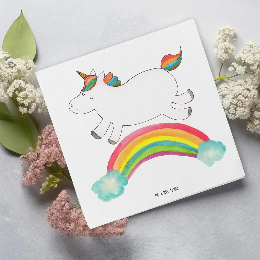 Deluxe Card unicorn rainbow Hochwertige Grußkarte, Hochzeitskarte, Hochwertige Klappkarte, Einladungskarte, Grußkarte, Glückwunschkarte, Klappkarte, Karte, Geburtstagskarte, Einhorn, Einhörner, Einhorn Deko, Unicorn, Glitzer, Erwachsenwerden, Regenbogen, Einhornautobahn, Einhornpower