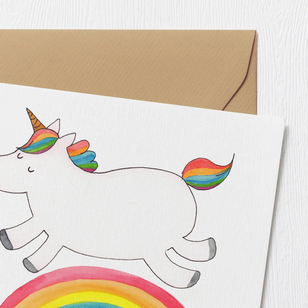 Deluxe Card unicorn rainbow Hochwertige Grußkarte, Hochzeitskarte, Hochwertige Klappkarte, Einladungskarte, Grußkarte, Glückwunschkarte, Klappkarte, Karte, Geburtstagskarte, Einhorn, Einhörner, Einhorn Deko, Unicorn, Glitzer, Erwachsenwerden, Regenbogen, Einhornautobahn, Einhornpower