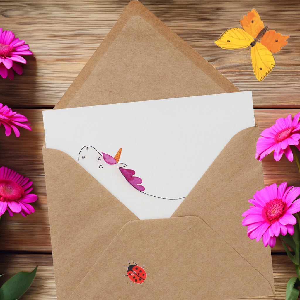 Deluxe Card unicorn yoga Hochwertige Grußkarte, Karte, Geburtstagskarte, Klappkarte, Hochzeitskarte, Einladungskarte, Hochwertige Klappkarte, Grußkarte, Glückwunschkarte, Einhorn, Einhörner, Einhorn Deko, Unicorn, lustig, Joga, witzig, Sport, süß, Yoga, Yogamatte, Namaste, Achtsamkeit, Entspannung