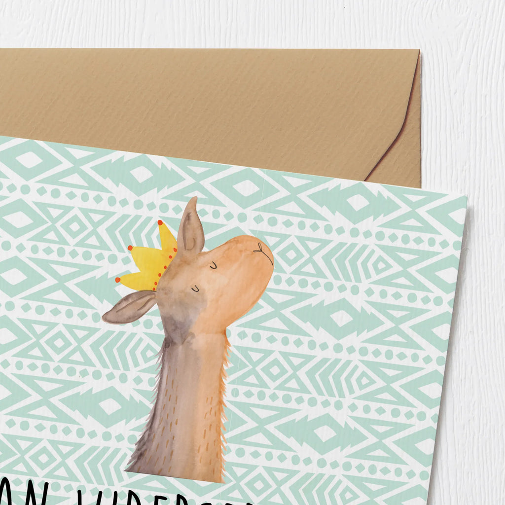 Deluxe Karte Lamakopf König Klappkarte, Hochzeitskarte, Einladungskarte, Karte, Geburtstagskarte, Grußkarte, Hochwertige Grußkarte, Glückwunschkarte, Hochwertige Klappkarte, Lama, Alpaka, Büro Kollege, Mama, Kollegin, Freundin, Königin, Vorgesetzter, Lamas, Chef, König, Abi, Papa, Abitur
