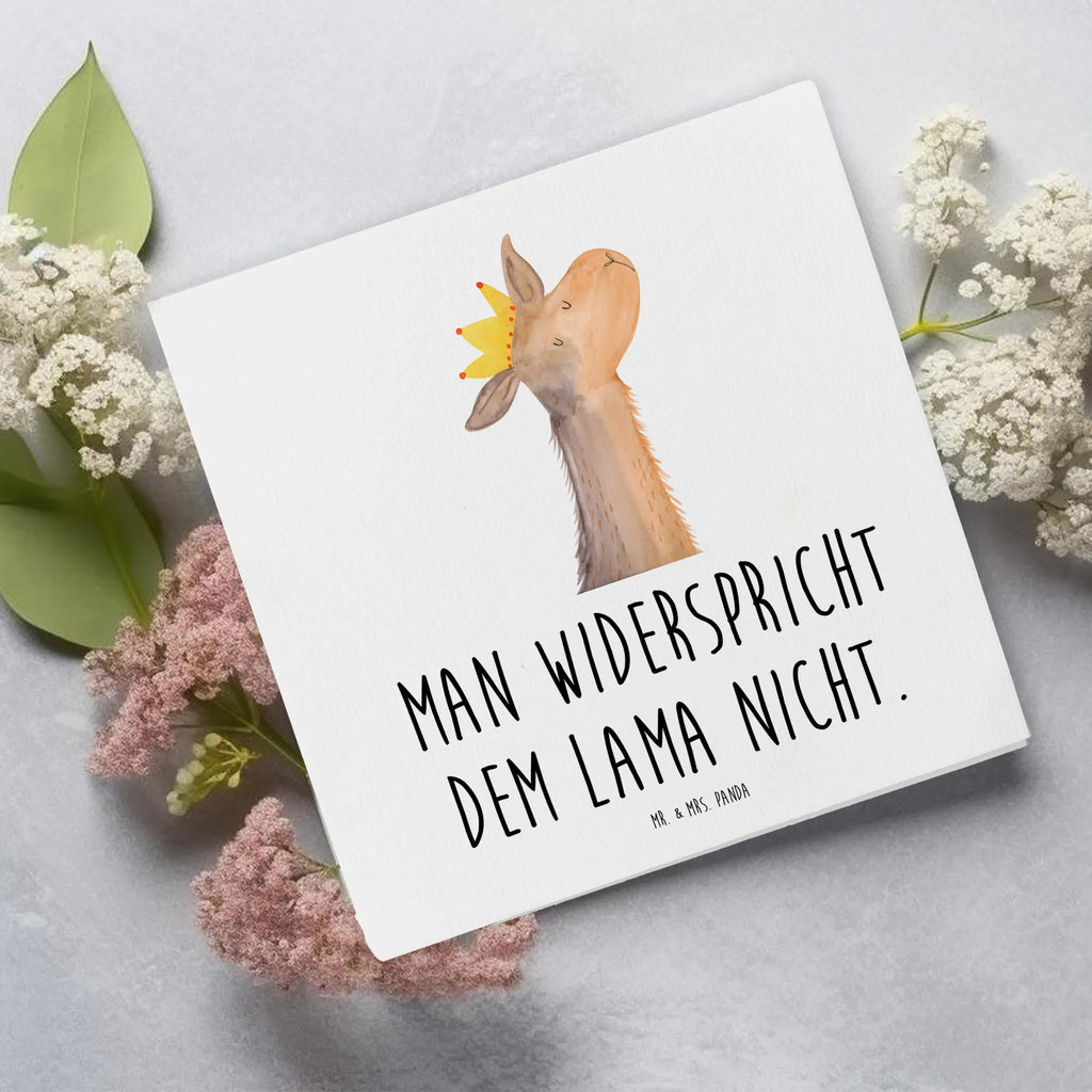 Deluxe Karte Lamakopf König Klappkarte, Hochzeitskarte, Einladungskarte, Karte, Geburtstagskarte, Grußkarte, Hochwertige Grußkarte, Glückwunschkarte, Hochwertige Klappkarte, Lama, Alpaka, Büro Kollege, Mama, Kollegin, Freundin, Königin, Vorgesetzter, Lamas, Chef, König, Abi, Papa, Abitur
