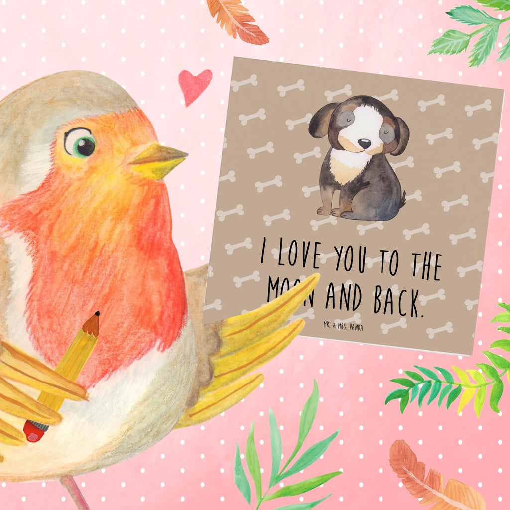 Deluxe Card Dog Relax Hochzeitskarte, Glückwunschkarte, Klappkarte, Grußkarte, Hochwertige Klappkarte, Hochwertige Grußkarte, Karte, Einladungskarte, Geburtstagskarte, Hund, Hundemotiv, Haustier, Hunderasse, Tierliebhaber, Hundebesitzer, Sprüche, Hundeliebe, schwarzer Hund, Hundeglück, Liebe