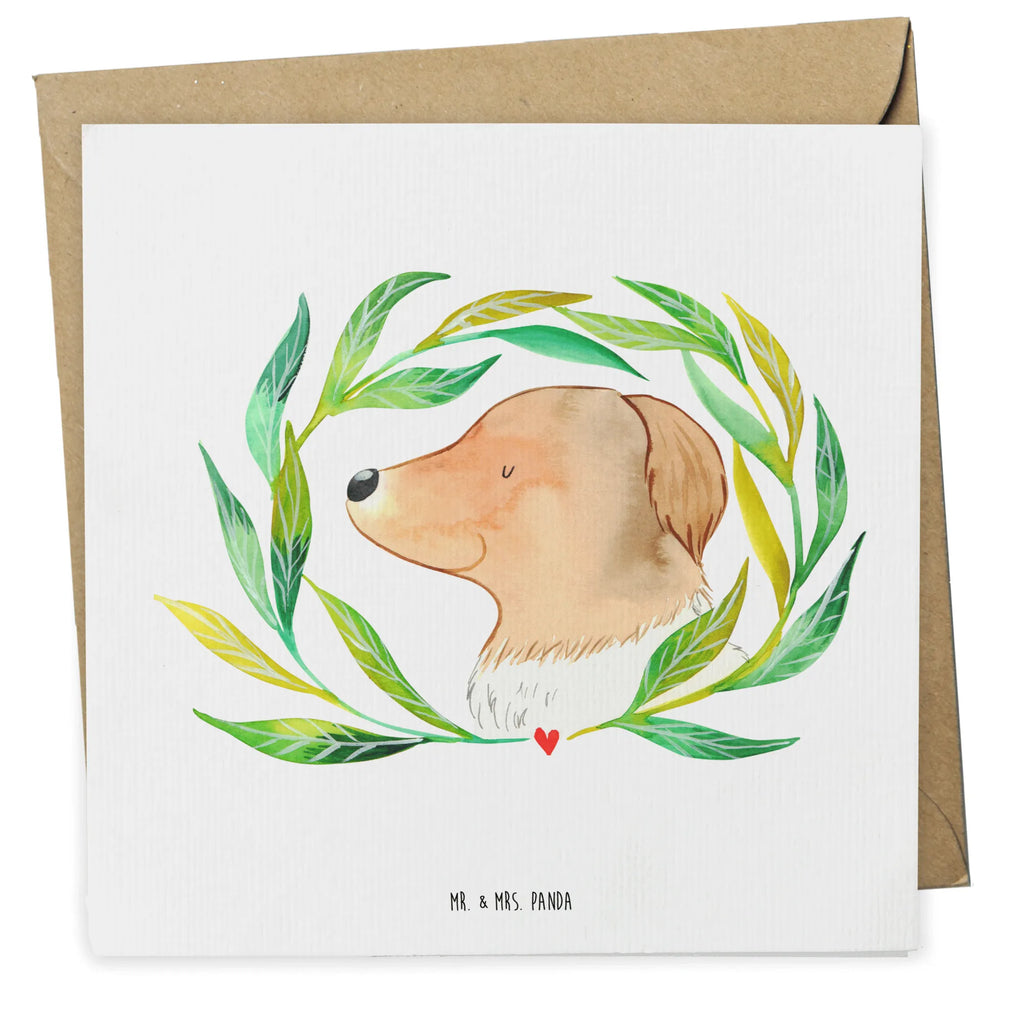 Deluxe Karte Hund Blumen Geburtstagskarte, Karte, Klappkarte, Grußkarte, Hochwertige Grußkarte, Einladungskarte, Hochzeitskarte, Glückwunschkarte, Hochwertige Klappkarte, Hund, Hundemotiv, Haustier, Hunderasse, Tierliebhaber, Hundebesitzer, Sprüche, Ranke, Hundeliebe, Therapie, Hundeglück, Selbsttherapie, Hunde