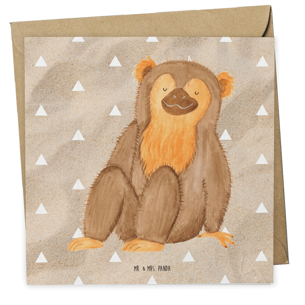 Deluxe Card Monkey Glückwunschkarte, Hochwertige Grußkarte, Geburtstagskarte, Hochwertige Klappkarte, Grußkarte, Karte, Einladungskarte, Hochzeitskarte, Klappkarte, Afrika, Wildtiere, Respekt, Selbstbewusstsein, Selbstachtung, Selfcare, Äffchen, Affe, Liebe, Selbstliebe, Motivation, Affen