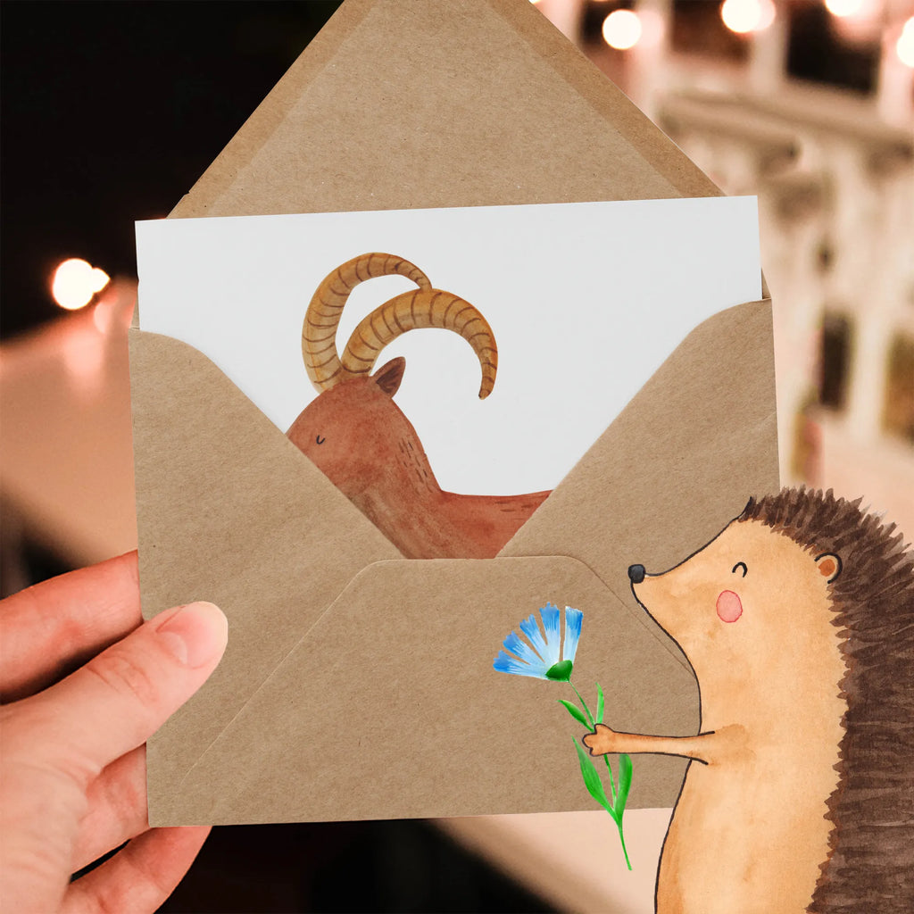 Deluxe Card Star sign Capricorn Karte, Hochwertige Klappkarte, Hochwertige Grußkarte, Geburtstagskarte, Einladungskarte, Glückwunschkarte, Hochzeitskarte, Grußkarte, Klappkarte, Tierkreiszeichen, Sternzeichen, Horoskop, Astrologie, Aszendent, Ziege, Steinbock Sternzeichen, Steinböcke, Geschenk Januar, Geburtstag Januar, Geschenk Dezember, Geburtstag Dezember, Bock, Steinbock Geschenk