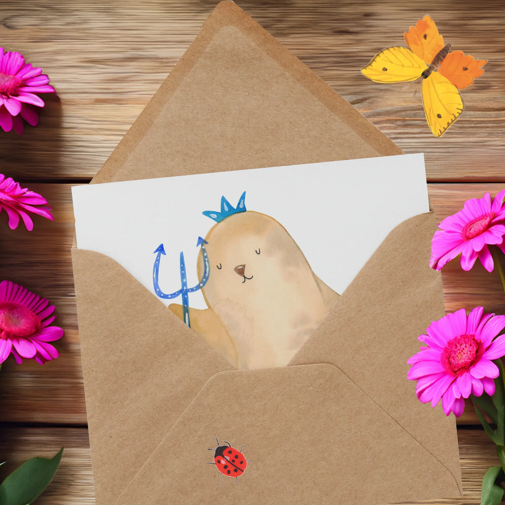 Deluxe Karte Sternzeichen Wassermann Einladungskarte, Geburtstagskarte, Klappkarte, Grußkarte, Hochwertige Grußkarte, Hochzeitskarte, Hochwertige Klappkarte, Glückwunschkarte, Karte, Tierkreiszeichen, Sternzeichen, Horoskop, Astrologie, Aszendent, Wassermann Geschenk, Nix, Geschenk Februar, Geburtstag Februar, Geschenk Januar, Meer Geschenk, Wassermann Sternzeichen, Meermann, Geburtstag Januar