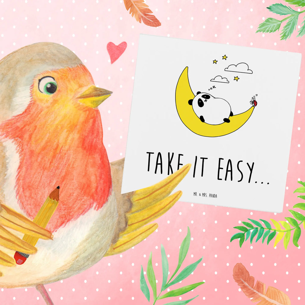 Deluxe Card Panda Easy Einladungskarte, Hochzeitskarte, Hochwertige Klappkarte, Hochwertige Grußkarte, Klappkarte, Geburtstagskarte, Grußkarte, Karte, Glückwunschkarte