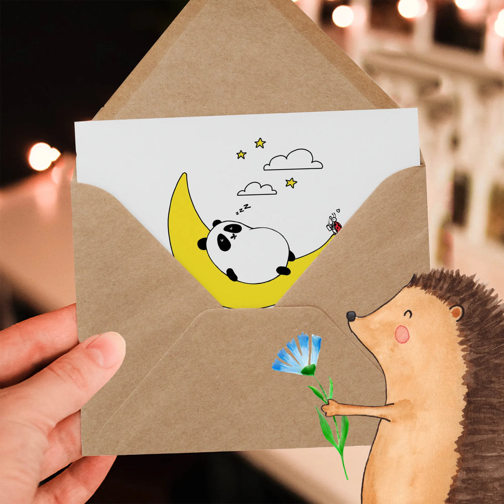 Deluxe Card Panda Easy Einladungskarte, Hochzeitskarte, Hochwertige Klappkarte, Hochwertige Grußkarte, Klappkarte, Geburtstagskarte, Grußkarte, Karte, Glückwunschkarte
