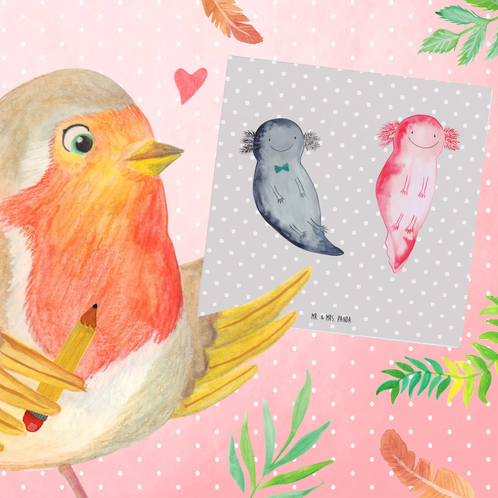 Deluxe Karte Axolotl Freundin Geburtstagskarte, Einladungskarte, Hochzeitskarte, Karte, Grußkarte, Hochwertige Grußkarte, Glückwunschkarte, Klappkarte, Hochwertige Klappkarte, Axolotl, Molch, Liebesbeweis, große Liebe, Freund, Ehemann, Verlobter, Lurche, Schwanzlurch, Jahrestag, Liebe, Lurch, Valentinstag, Axolot