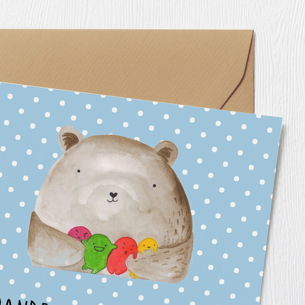 Deluxe Karte Bär Gefühl Hochwertige Grußkarte, Karte, Geburtstagskarte, Hochwertige Klappkarte, Glückwunschkarte, Hochzeitskarte, Klappkarte, Grußkarte, Einladungskarte, Bär, Teddy, Teddybär, Durchgedreht, Verrückt, Wahnsinn