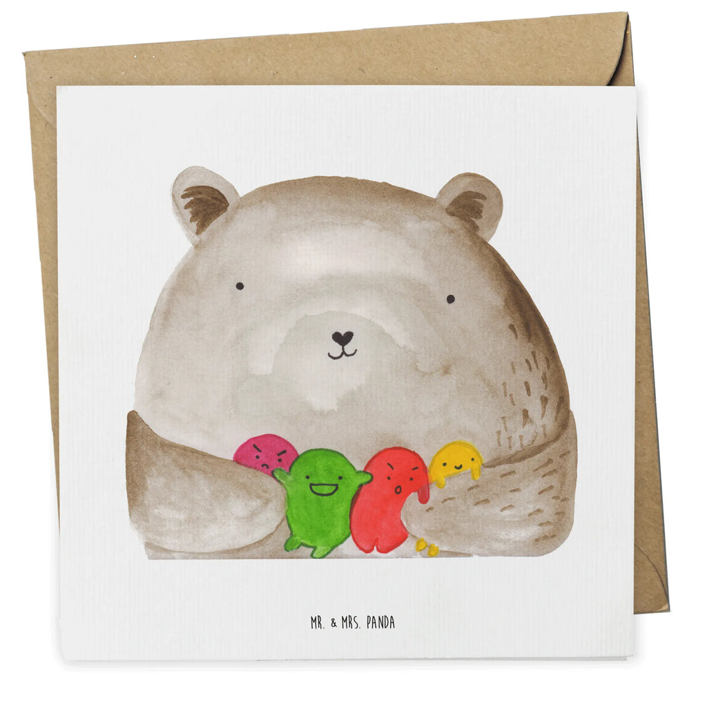 Deluxe Karte Bär Gefühl Hochwertige Grußkarte, Karte, Geburtstagskarte, Hochwertige Klappkarte, Glückwunschkarte, Hochzeitskarte, Klappkarte, Grußkarte, Einladungskarte, Bär, Teddy, Teddybär, Durchgedreht, Verrückt, Wahnsinn