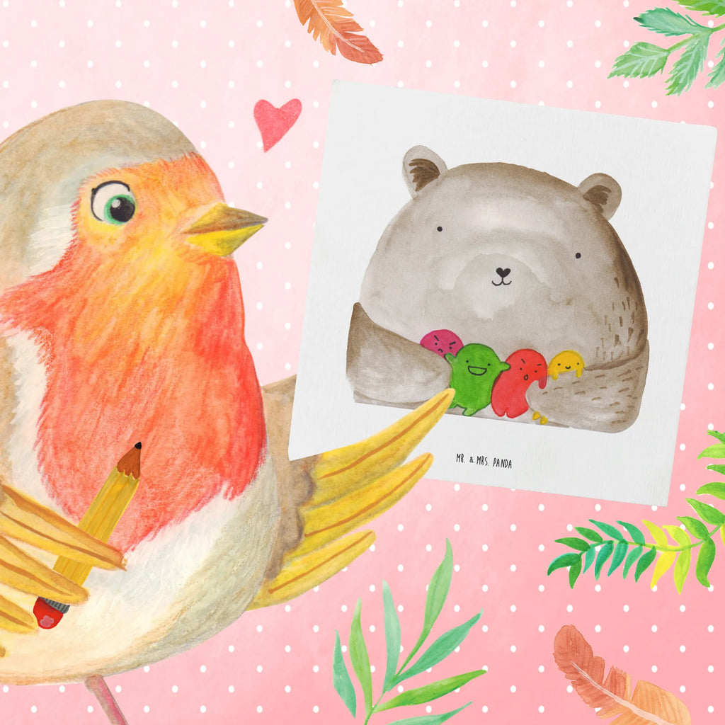 Deluxe Karte Bär Gefühl Hochwertige Grußkarte, Karte, Geburtstagskarte, Hochwertige Klappkarte, Glückwunschkarte, Hochzeitskarte, Klappkarte, Grußkarte, Einladungskarte, Bär, Teddy, Teddybär, Durchgedreht, Verrückt, Wahnsinn