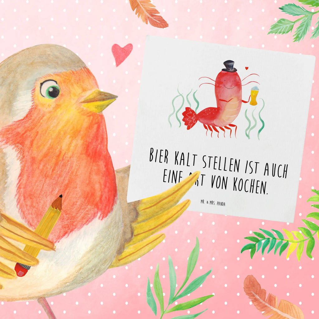 Deluxe Card lobster Wheat Einladungskarte, Hochzeitskarte, Karte, Hochwertige Grußkarte, Glückwunschkarte, Geburtstagskarte, Grußkarte, Klappkarte, Hochwertige Klappkarte, Meerestiere, Meer, Urlaub, Junggesellin, Männerhaushalt, Kneipe, Kochen, Gasthaus, Junggeselle, Bierliebhaber, Garnelen, Bier, Wirtschaft, Garnele