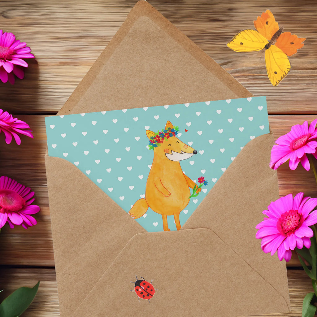Deluxe Card Fox Flower Glückwunschkarte, Hochzeitskarte, Klappkarte, Geburtstagskarte, Karte, Hochwertige Klappkarte, Grußkarte, Hochwertige Grußkarte, Einladungskarte, Fuchs, mich, Freude, Blumen, Liebesbeweis, Blume, Motivation, ich, Blumenmädchen, Freundin, Fox, Freundinnen, Liebe, Selbstliebe, Füchse, Fuchsmädchen