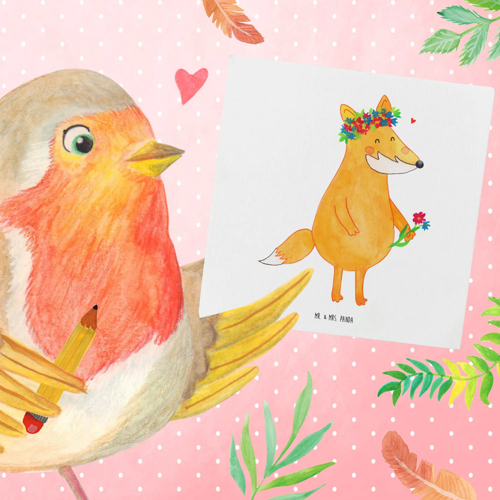 Deluxe Card Fox Flower Glückwunschkarte, Hochzeitskarte, Klappkarte, Geburtstagskarte, Karte, Hochwertige Klappkarte, Grußkarte, Hochwertige Grußkarte, Einladungskarte, Fuchs, mich, Freude, Blumen, Liebesbeweis, Blume, Motivation, ich, Blumenmädchen, Freundin, Fox, Freundinnen, Liebe, Selbstliebe, Füchse, Fuchsmädchen