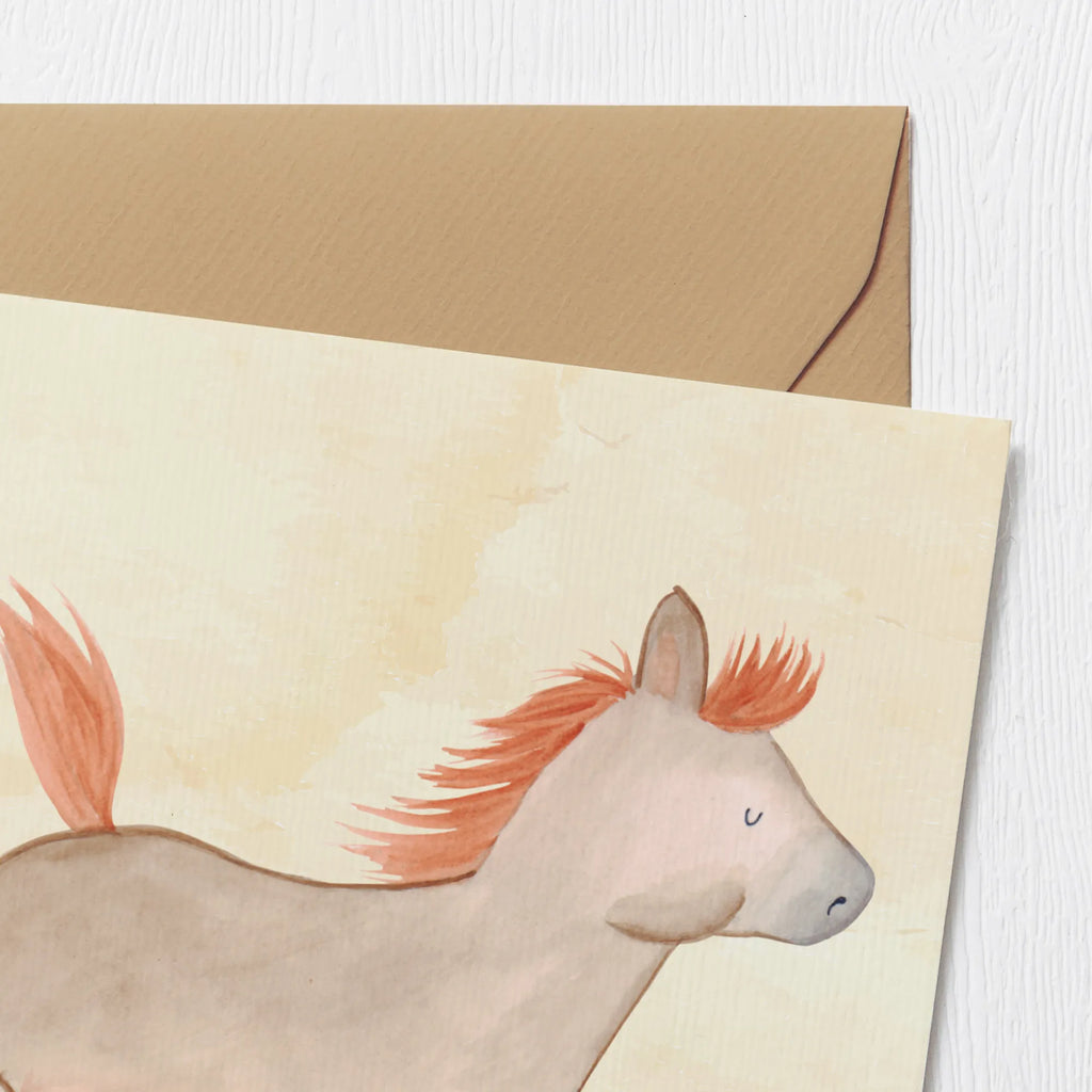 Deluxe Karte Pferd Springen Hochwertige Grußkarte, Karte, Klappkarte, Einladungskarte, Grußkarte, Geburtstagskarte, Hochwertige Klappkarte, Glückwunschkarte, Hochzeitskarte, Bauernhof, Hoftiere, Landwirt, Landwirtin, Pferde, Pony, reiten, Pferd, ausreiten, Pferdebesitzer, Stall, Pferdestall