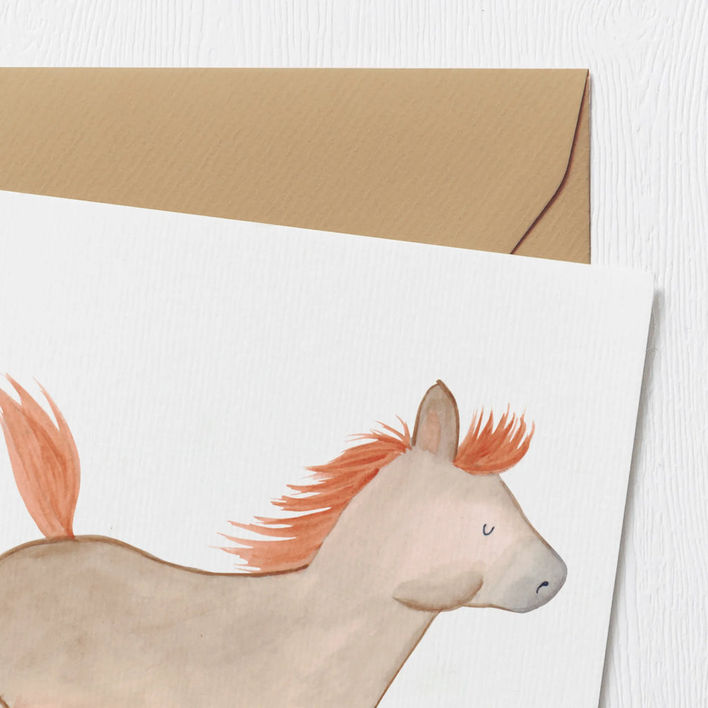 Deluxe Karte Pferd Springen Hochwertige Grußkarte, Karte, Klappkarte, Einladungskarte, Grußkarte, Geburtstagskarte, Hochwertige Klappkarte, Glückwunschkarte, Hochzeitskarte, Bauernhof, Hoftiere, Landwirt, Landwirtin, Pferde, Pony, reiten, Pferd, ausreiten, Pferdebesitzer, Stall, Pferdestall