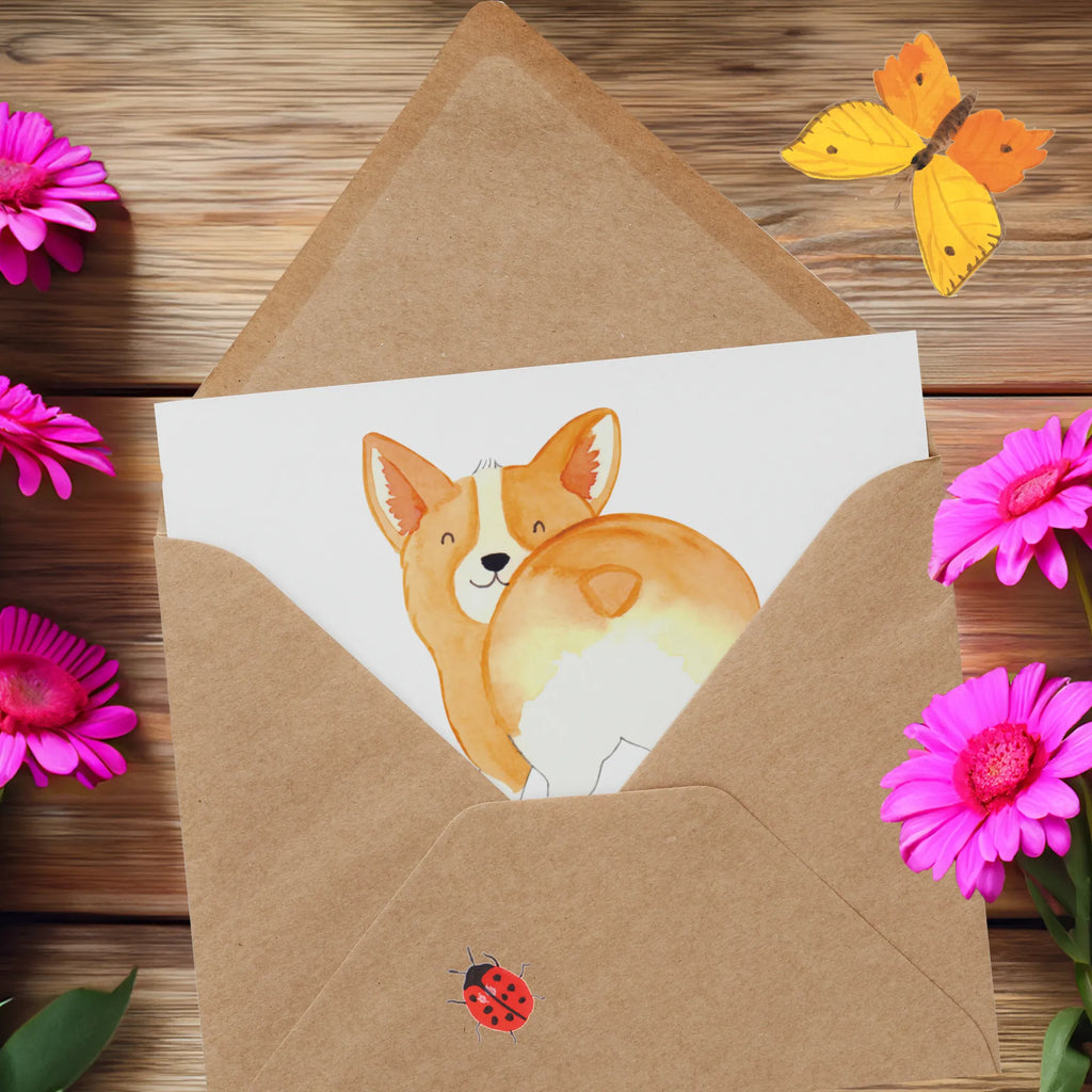 Deluxe Karte Corgi Po Einladungskarte, Hochwertige Grußkarte, Karte, Glückwunschkarte, Grußkarte, Hochzeitskarte, Klappkarte, Geburtstagskarte, Hochwertige Klappkarte, Hund, Hundemotiv, Haustier, Hunderasse, Tierliebhaber, Hundebesitzer, Sprüche, Selbstliebe, Corgie, Hundeliebe, Motivation, Spruch