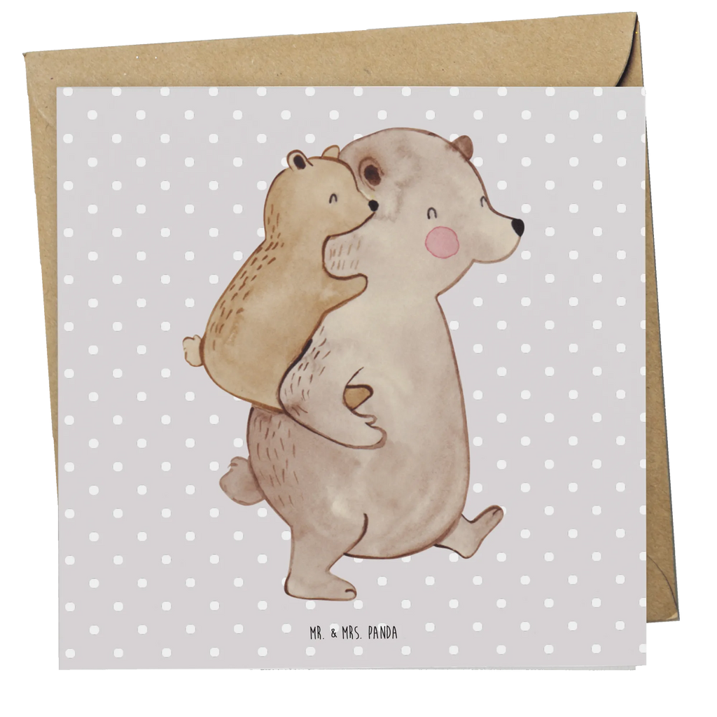 Deluxe Karte Papa Bär Glückwunschkarte, Karte, Hochwertige Klappkarte, Hochwertige Grußkarte, Einladungskarte, Hochzeitskarte, Klappkarte, Grußkarte, Geburtstagskarte, Familie, Vatertag, Muttertag, Bruder, Schwester, Mama, Papa, Oma, Opa, Geburtstag, Papi, Vater, Geschenk, Vati, Onkel