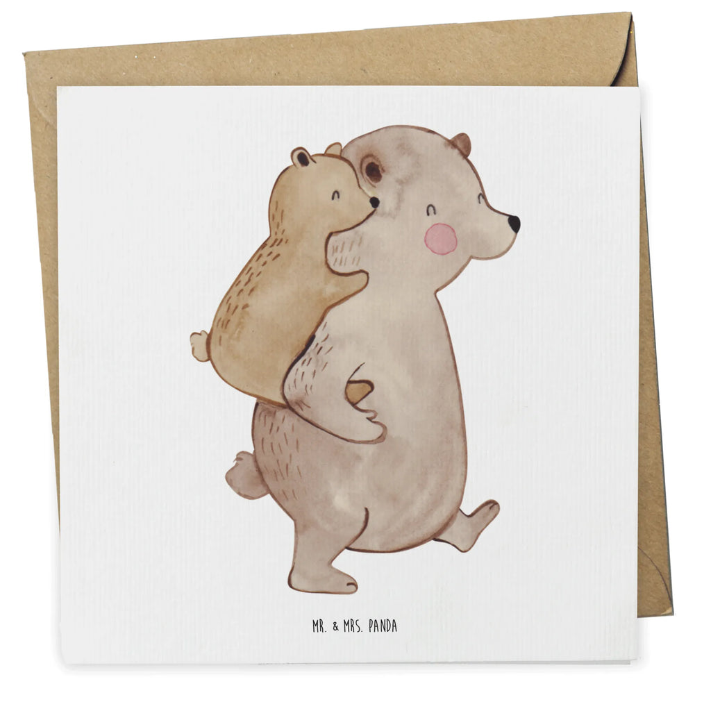 Deluxe Karte Papa Bär Glückwunschkarte, Karte, Hochwertige Klappkarte, Hochwertige Grußkarte, Einladungskarte, Hochzeitskarte, Klappkarte, Grußkarte, Geburtstagskarte, Familie, Vatertag, Muttertag, Bruder, Schwester, Mama, Papa, Oma, Opa, Geburtstag, Papi, Vater, Geschenk, Vati, Onkel