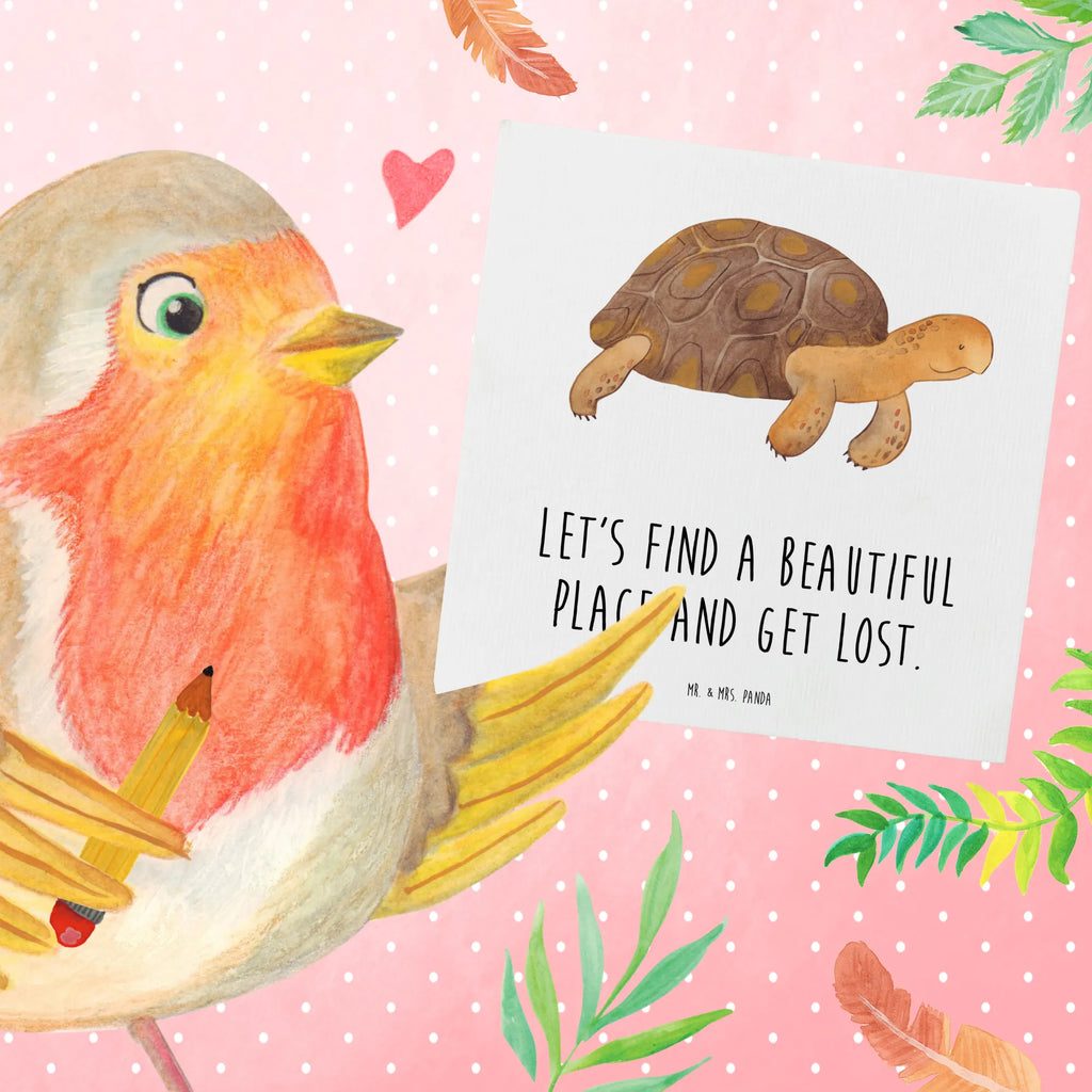 Deluxe Karte Schildkröte Marschieren Glückwunschkarte, Karte, Hochwertige Grußkarte, Klappkarte, Geburtstagskarte, Grußkarte, Hochzeitskarte, Hochwertige Klappkarte, Einladungskarte, Meerestiere, Meer, Urlaub, Schildkröte, Lieblingsmensch, get lost, Inspiration, Schildkröten, Reiselust, Neustart, Abenteuer, Motivation