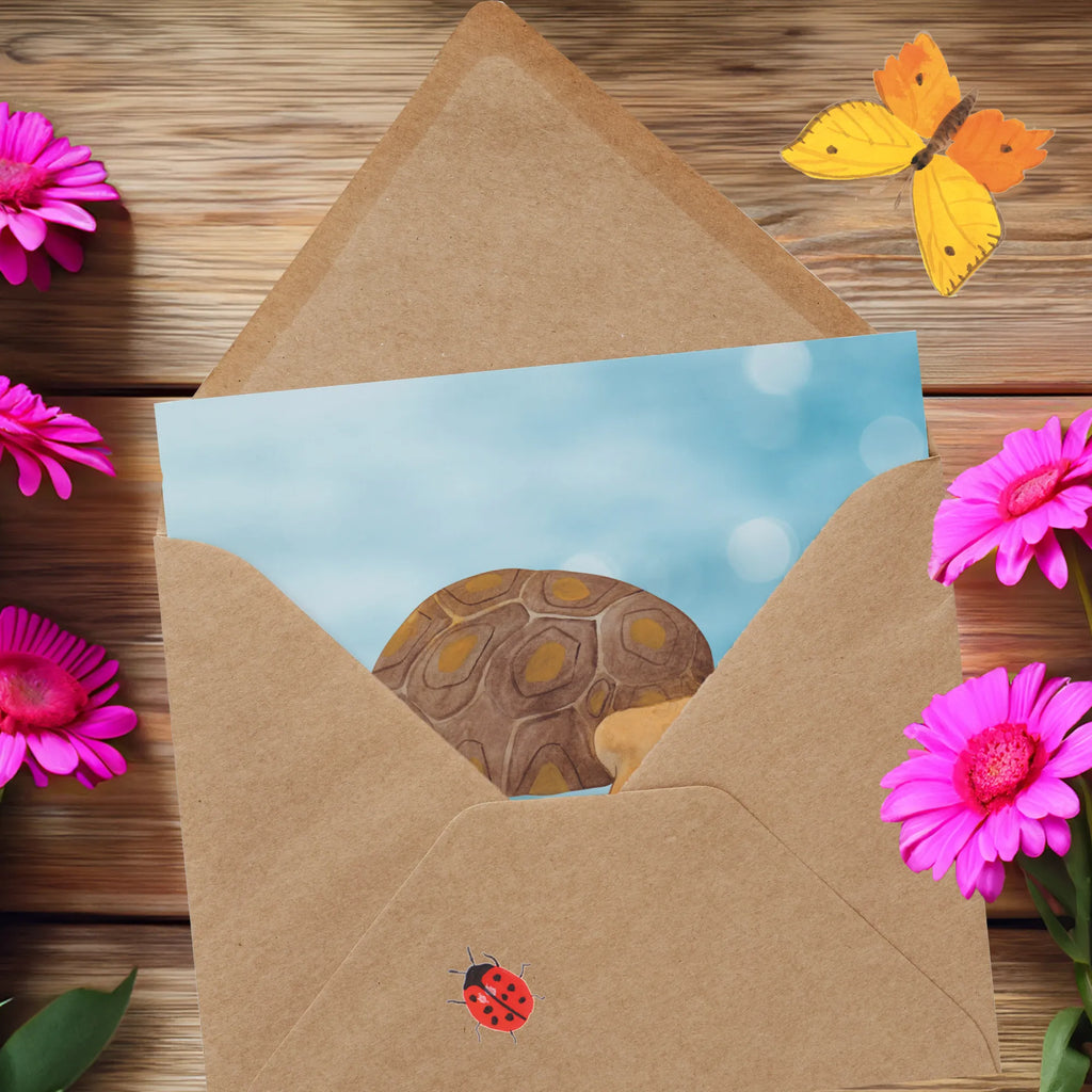 Deluxe Karte Schildkröte Marschieren Glückwunschkarte, Karte, Hochwertige Grußkarte, Klappkarte, Geburtstagskarte, Grußkarte, Hochzeitskarte, Hochwertige Klappkarte, Einladungskarte, Meerestiere, Meer, Urlaub, Schildkröte, Lieblingsmensch, get lost, Inspiration, Schildkröten, Reiselust, Neustart, Abenteuer, Motivation